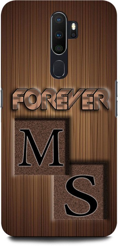 INTELLIZE Back Cover for OPPO A9 2020 MS, M LOVE S, S LOVE M, M LETTER, S LETTER, MS NAME  (Multicolor, Hard Case, Pack of: 1)
