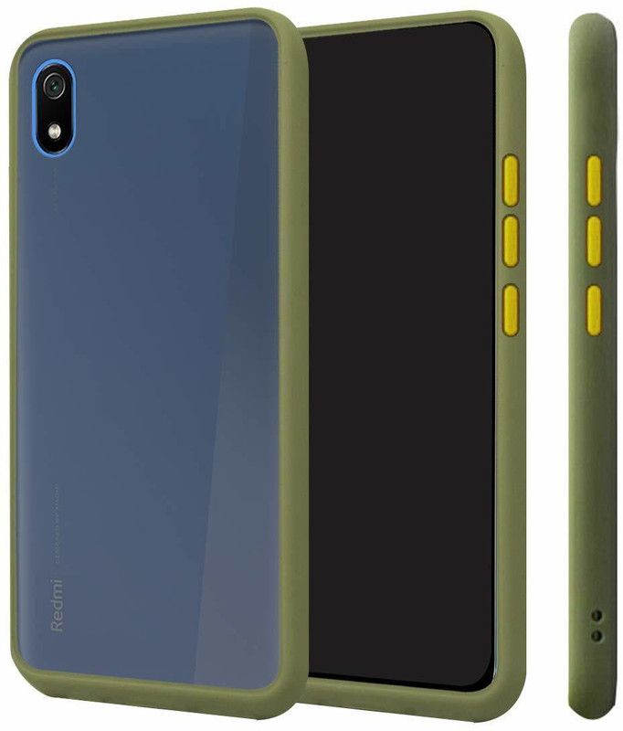 mamani Back Cover for Redmi 7A  (Green, Silicon, Pack of: 1)