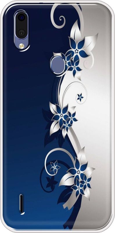 SmartGoldista Back Cover for Lava Z71 Back Cover  (Multicolor, Grip Case, Silicon)