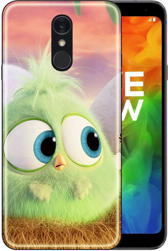 ONLITE Back Cover for LG Q7  (Green, Grip Case, Silicon, Pack of: 1)