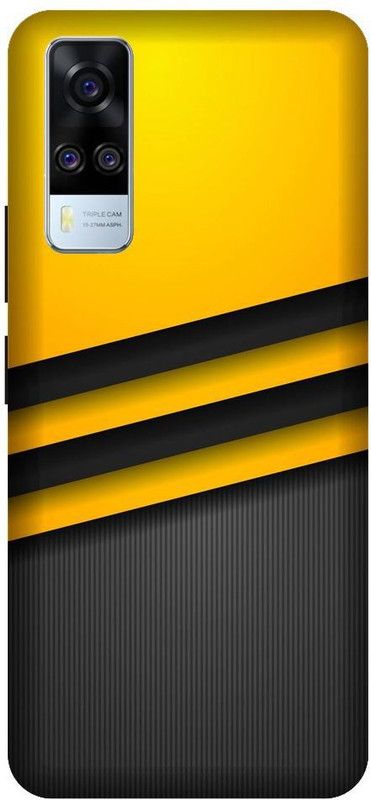 URCHIN Back Cover for Vivo Y31 Abstrect, Pattern, Colour, Solid, Black, Cool  (Multicolor, Shock Proof, Pack of: 1)