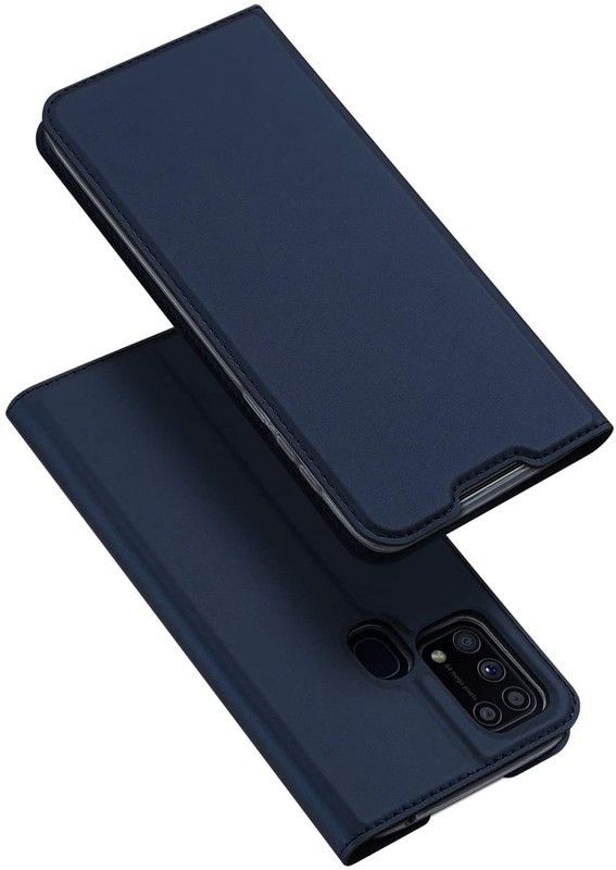 SmartPoint Flip Cover for Samsung Galaxy F41  (Blue, Shock Proof, Pack of: 1)