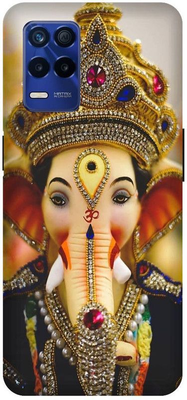 Bluvver Back Cover for Realme Narzo 30 5G,RMX3242, Printed Lord Ganesha Mobile Back Cover  (Multicolor, Hard Case, Pack of: 1)