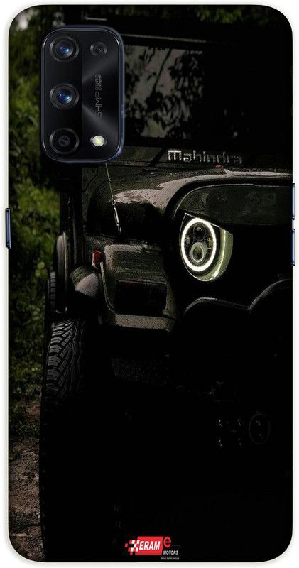 iprinto Back Cover for Realme X7 Pro, Realme X7 Pro 5G mahindra thar Back Cover  (Black, Hard Case, Pack of: 1)