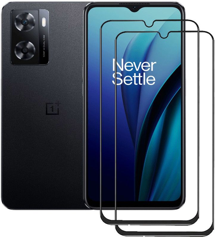 NKCASE Edge To Edge Tempered Glass for Oneplus Nord N20 SE  (Pack of 2)
