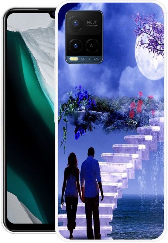 Pinkcity International Back Cover for Vivo Y21, VivoY21 2021  (Multicolor, Dual Protection, Silicon)