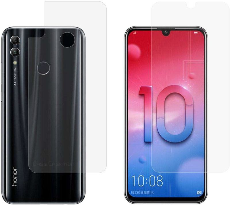 CASE CREATION Front and Back Screen Guard for Honor 10 Lite  (Pack of 2)