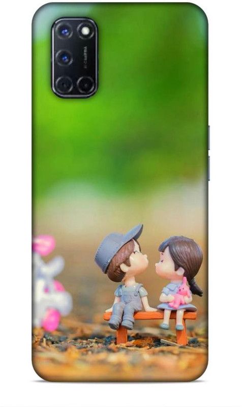 Lucent Crafts Back Cover for Oppo A52  (Multicolor, Pack of: 1)