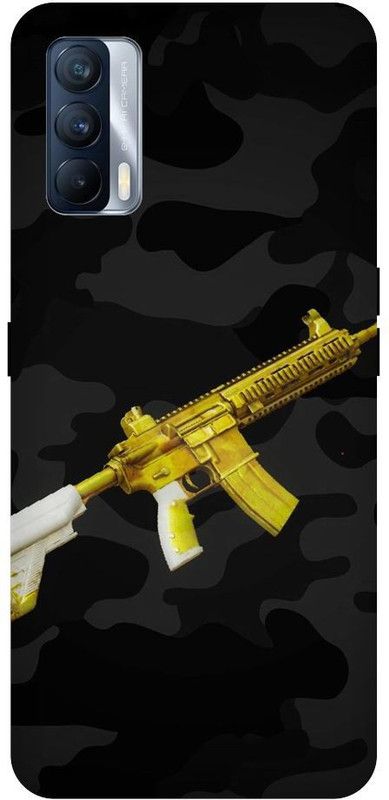 URCHIN Back Cover for Realme X7 Pubg, Pubg Map, Pubg Game, Pubg Love, M416  (Multicolor, Shock Proof, Pack of: 1)