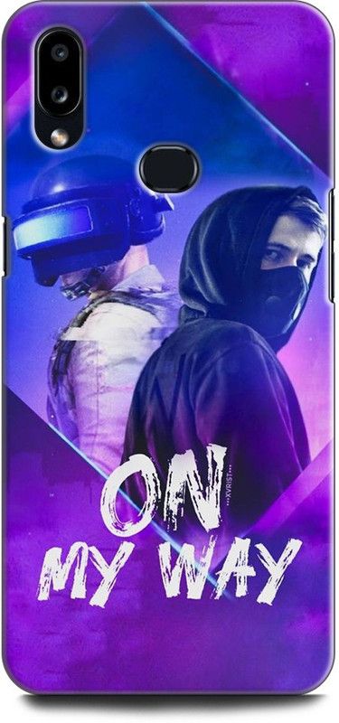 Afterglow Back Cover for SAMSUNG Galaxy A10s ALAN WALKER, EDM DJ, FADED, SINGER, DJ, EDM, COOL, PUBG, ON MY WAY  (Multicolor, Shock Proof, Pack of: 1)