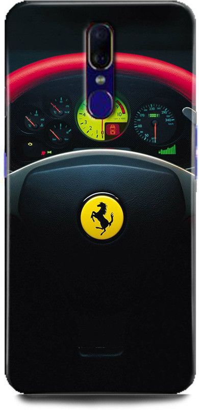FIKORA Back Cover for OPPO A9/CPH1938 FERRARI CAR PRINTED  (Multicolor, Hard Case, Pack of: 1)