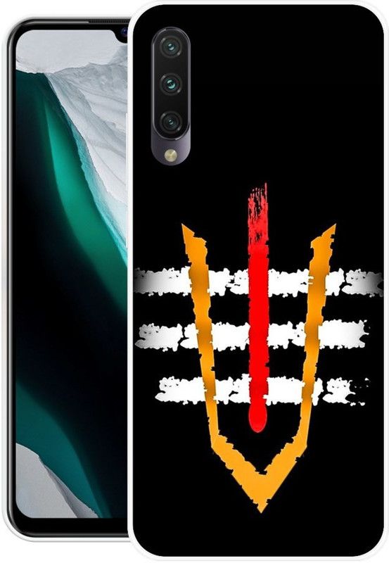 BLUEZAP Back Cover for Mi A3  (Black, White, Grip Case, Silicon, Pack of: 1)