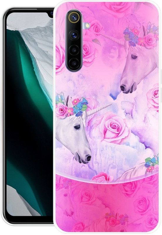 NEVYZAP Back Cover for Realme 6  (Multicolor, Grip Case, Silicon, Pack of: 1)
