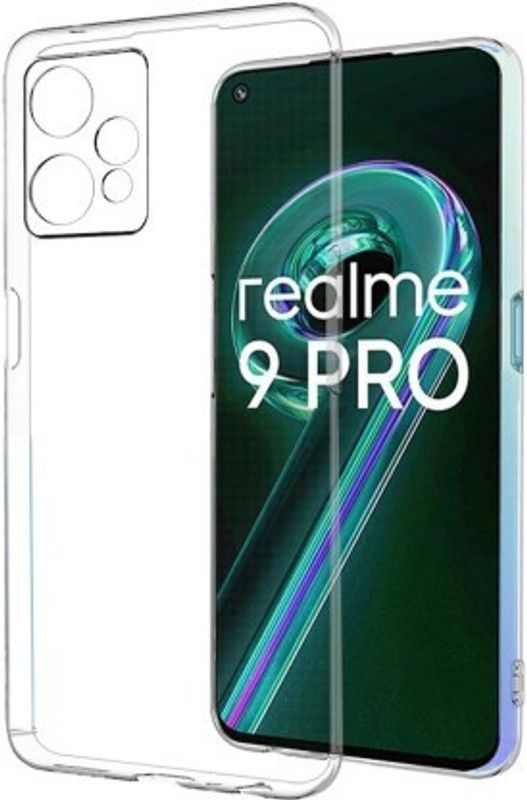Masque Back Cover for Realme 9 Pro  (Transparent)