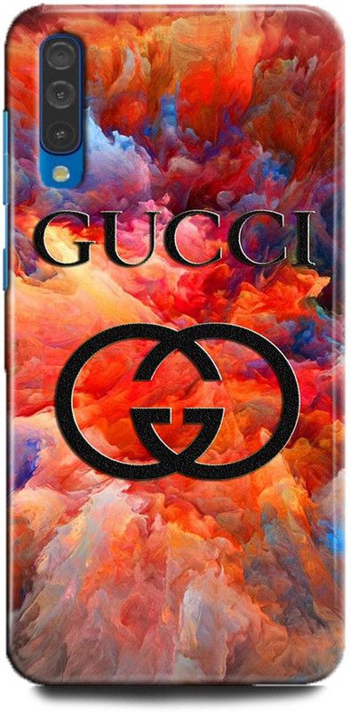 FIKORA Back Cover for Samsung Galaxy A50/SM-A505FZKDINS GUCCI PRINTED  (Multicolor, Hard Case, Pack of: 1)