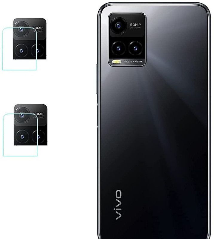 Transparent Back Camera Lens Glass Protector for Dii Vivo Y33s  (Pack of: 2)