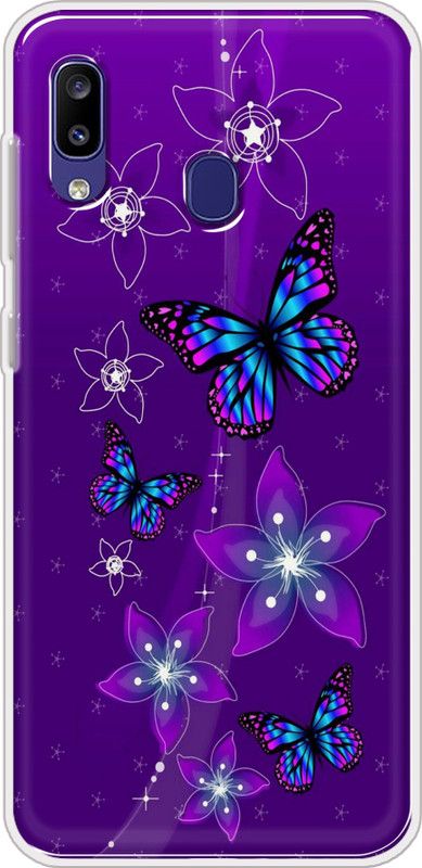 Hansviprint Back Cover for SAMSUNG GALAXY M10s  (Blue, Grip Case, Silicon, Pack of: 1)