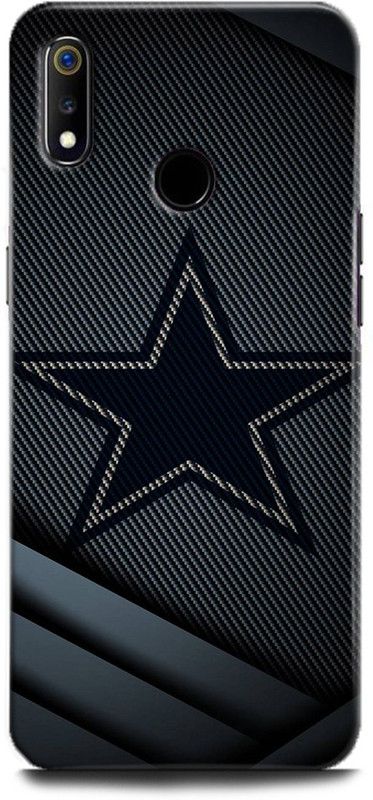 Afterglow Back Cover for Realme 3 Pro STAR, BLACK STAR, COWBOYS, DALLAS  (Multicolor, Shock Proof, Pack of: 1)