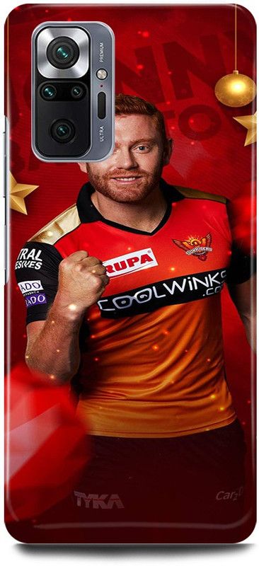JUGGA Back Cover for Redmi Note 10 Pro, JONNY, BAIRSTROW, ENGLAND, PLAYER  (Orange, Hard Case, Pack of: 1)