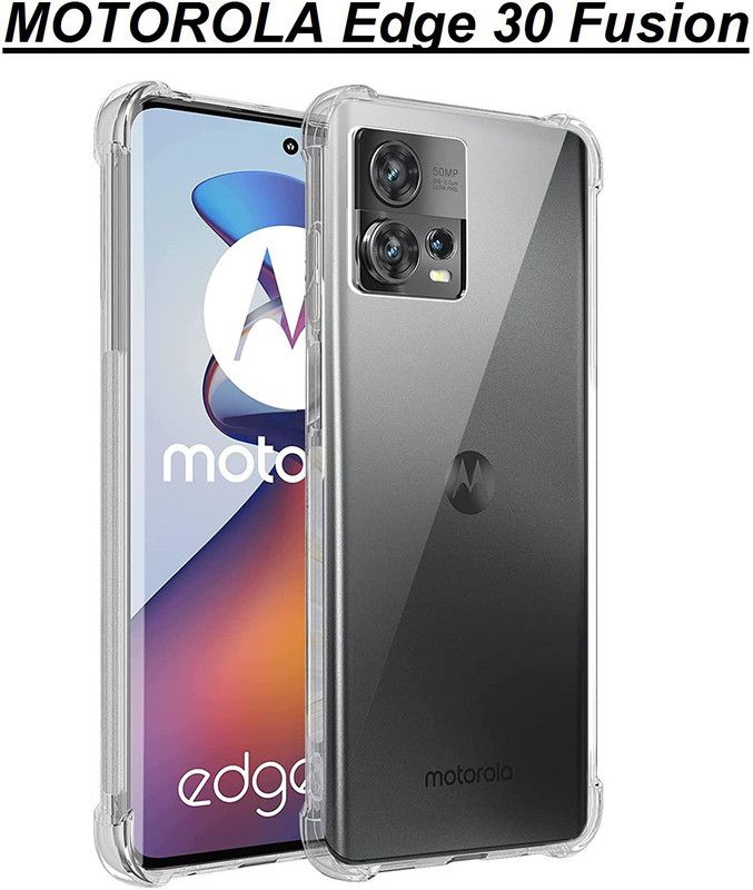 Chronic Back Cover for Motorola Edge 30 Fusion  (Transparent, Shock Proof, Silicon, Pack of: 1)