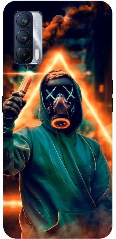 URCHIN Back Cover for Realme X7 Anonymous, Hacker, Trap, Neon, Light  (Multicolor, Shock Proof, Pack of: 1)
