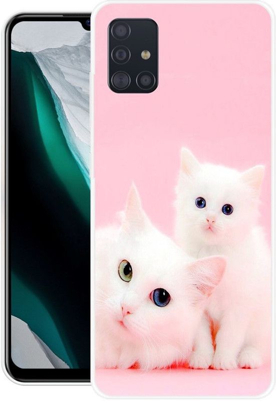 SIHIVKUDI Back Cover for Samsung Galaxy A51, Samsung A51  (Multicolor, Grip Case, Silicon)