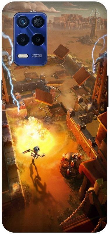 Bluvver Back Cover for Realme 8s 5G , RMX3381, Printed Clash Game Back Cover  (Multicolor, Hard Case, Pack of: 1)