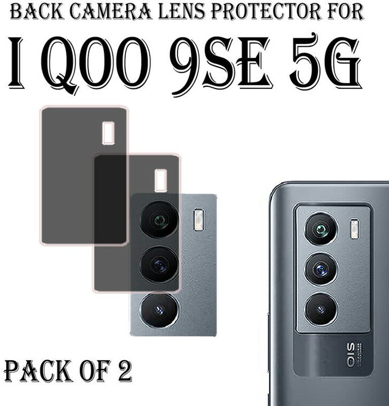 YCHROZE Back Camera Lens Glass Protector for iQOO 9 SE 5G  (Pack of: 2)