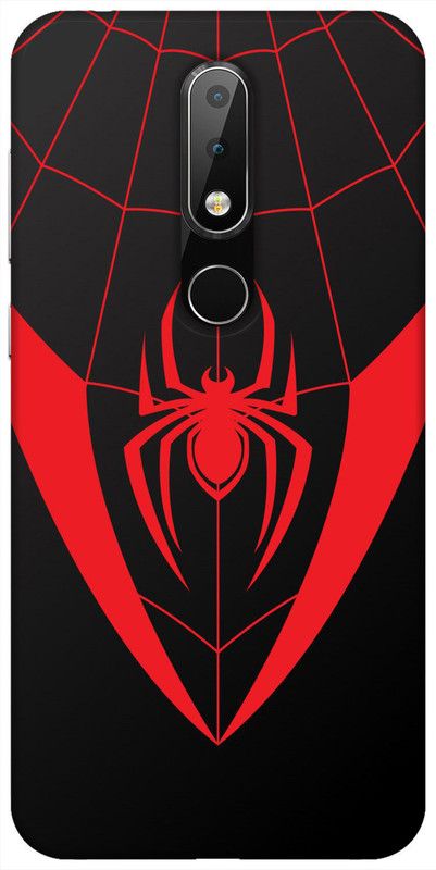 SUPER CASE Back Cover for Nokia 3.1 Plus  (Black, Red, Grip Case, Silicon, Pack of: 1)