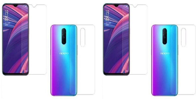 Trusta Impossible Screen Guard for Front Back Oppo R17 Pro  (Pack of 2)