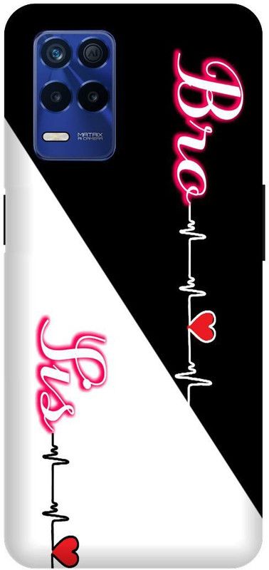 Bluvver Back Cover for Realme 8s 5G , RMX3381, Printed Bro & Sister Back Cover  (Multicolor, Hard Case, Pack of: 1)