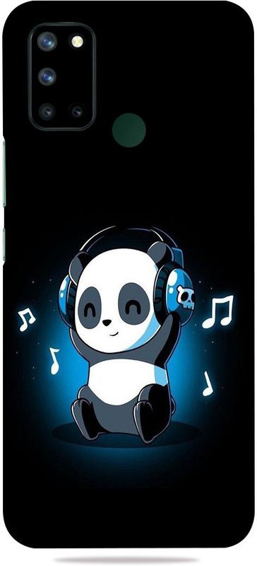 Gizmo Wraps Realme 7i, Music Teddy Mobile Skin  (Black)