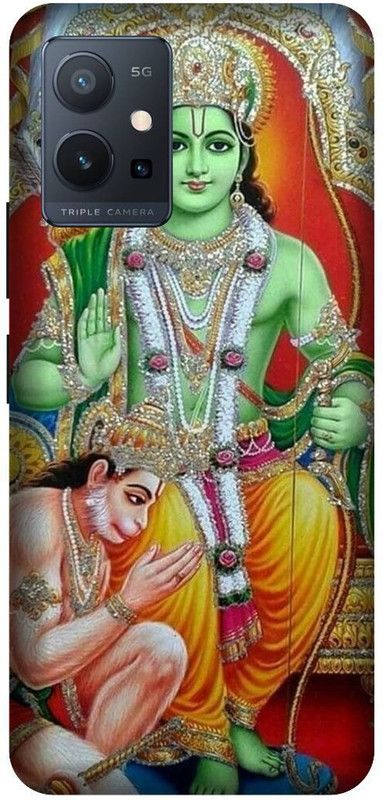 VS PRINT LINK Back Cover for VIVO T1 (5G) , V2141 ,Hanuman ji, Bajrangbali,God ,Printed back cover  (Multicolor, Hard Case, Pack of: 1)