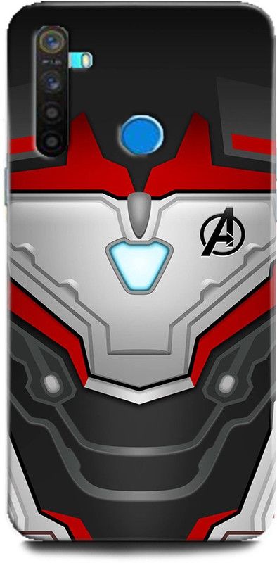 Afterglow Back Cover for Realme 5 Pro AVENGERS LOGO, AVENGERS, MARVEL, AVENGER, COMIC  (Multicolor, Shock Proof, Pack of: 1)
