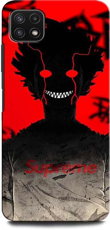 GRAFIQE Back Cover for SAMSUNG Galaxy A22 5G MOB PSYCHO, ANIME BOY, MANGA SERIES, CARTOON  (Multicolor, Shock Proof, Pack of: 1)