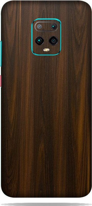 Jeeva Creation Redmi 10 x pro, redmi 10x pro Mobile Skin  (Mahogany Wood Skin Fiber Skin With High Matte Finish.)
