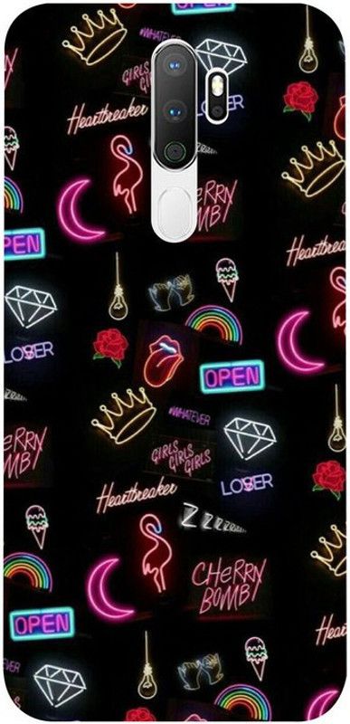 Sky Hwak Back Cover for Oppo A5 (2020)  (Multicolor, Waterproof, Silicon)