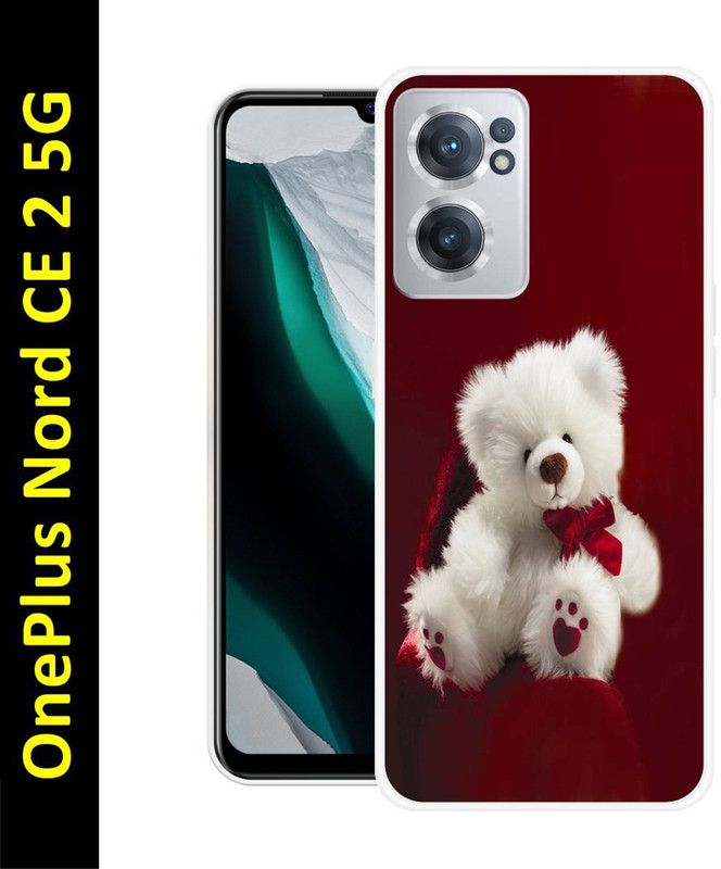 vaidik Back Cover for OnePlus Nord CE 2 5G  (Maroon, White, Grip Case, Silicon, Pack of: 1)