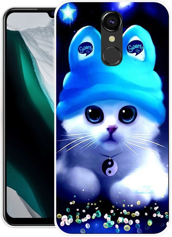 KLC Back Cover for Lava Z70  (Multicolor, Silicon)
