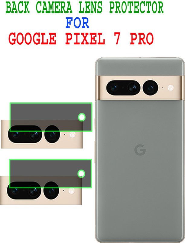 ejzatex Back Camera Lens Glass Protector for GOOGLE PIXEL 7 PRO  (Pack of: 2)