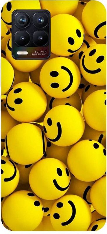 URCHIN Back Cover for Realme 8  (Yellow, Shock Proof, Pack of: 1)