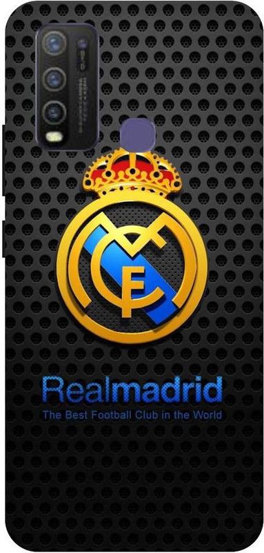 URCHIN Back Cover for Vivo Y30 Real Madrid, Ronaldo, Football, Football club, Logo  (Multicolor, Shock Proof, Pack of: 1)