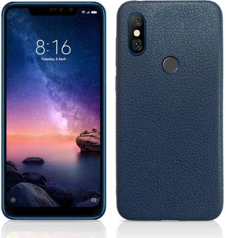 LIKEDESIGN Back Cover for Mi Redmi Note 6 Pro  (Black, Shock Proof, Pack of: 1)