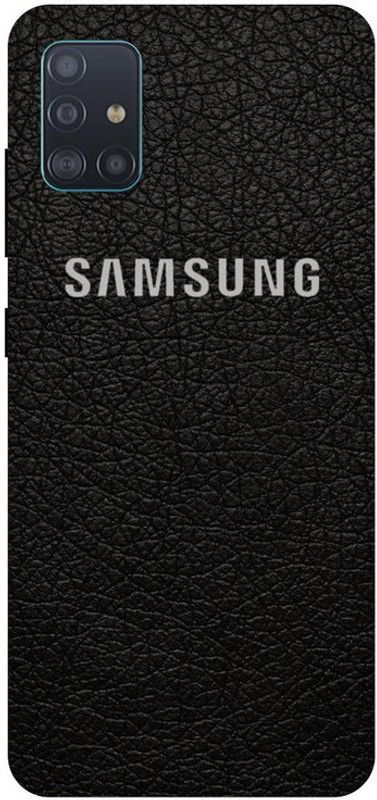 NIVUCLUB Back Cover for Samsung Galaxy A51  (Black, Dual Protection, Silicon)