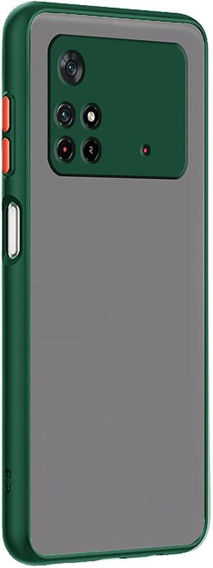 Celzo Back Cover for Xiaomi Poco M4 Pro (4G)  (Green, Pack of: 1)