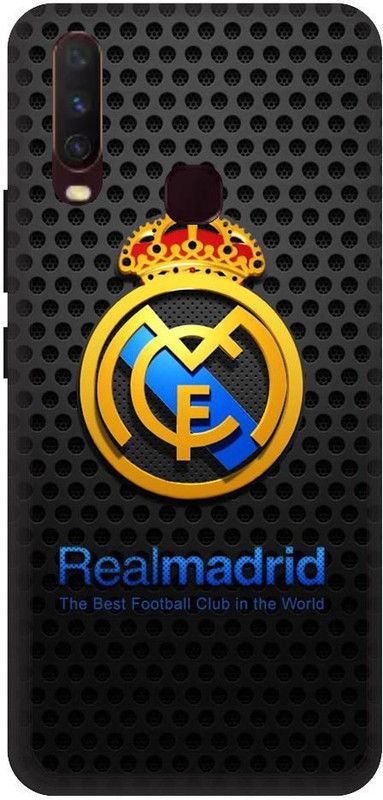 URCHIN Back Cover for vivoY17 Real Madrid, Ronaldo, Football, Football club, Logo  (Multicolor, Shock Proof, Pack of: 1)