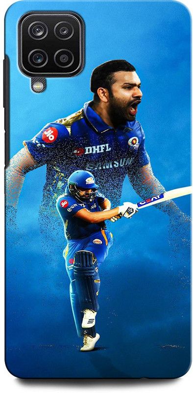 GRAFIQE Back Cover for SAMSUNG Galaxy A22 ROHIT SHARMA, INDIA, CRICKET, INDIAN CRICKET BATSMAN  (Multicolor, Shock Proof, Pack of: 1)