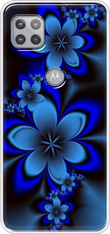 Hansviprint Back Cover for Motorola Moto G 5G  (Blue, Grip Case, Silicon, Pack of: 1)