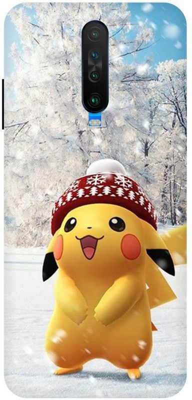 THESTONEWELL Back Cover for REDMI POCO X2 POKEMON TADDY BEAR LOVE GIRL FRIEND  (Multicolor, Waterproof, Pack of: 1)