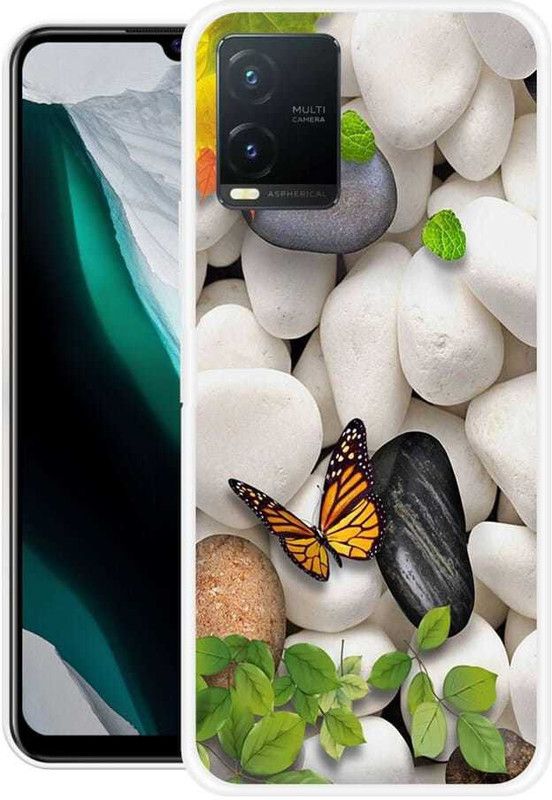 Pickastore Back Cover for Vivo T1x  (Multicolor, Silicon, Pack of: 1)